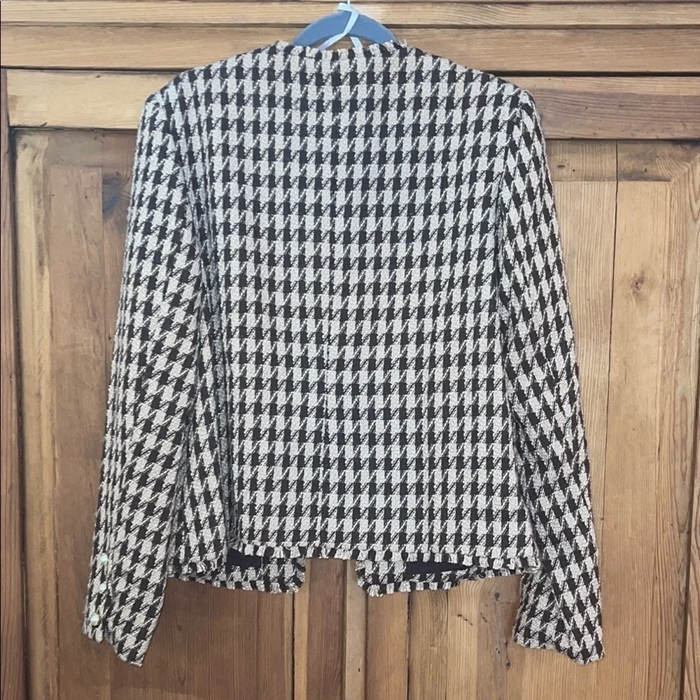 Nanette LePore Houndstooth Blazer Sz. L